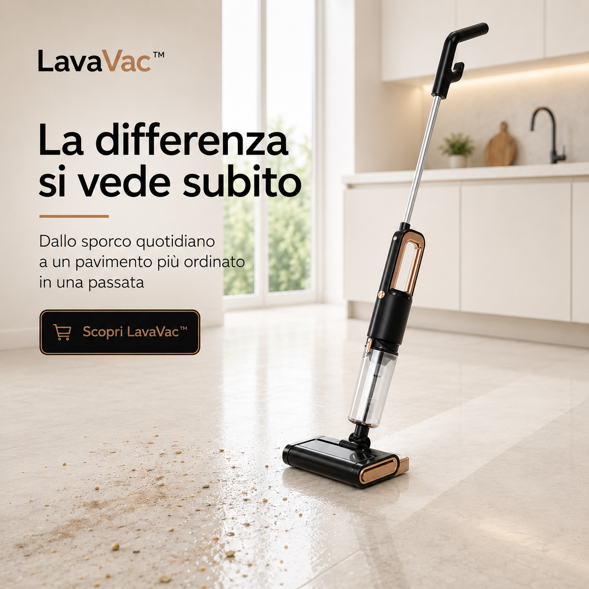 LavaVac™ – Aspirapolvere e Lavapavimenti 2 in 1